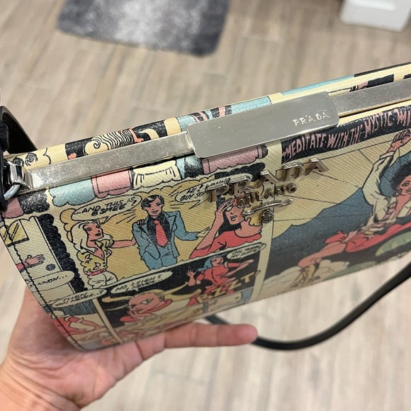Prada comic print satchel - Picture 4 of 7